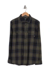 Vans Sycamore Plaid Flannel Button-up Shirt In Grape Leaf