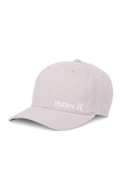 Hurley Corp Textures Baseball Cap In Cool Grey