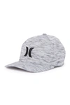 Hurley Icon Texture Baseball Cap In Wolf Grey