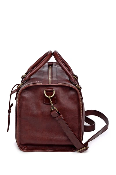 Old Trend Cambria Leather Satchel Bag In Coffee