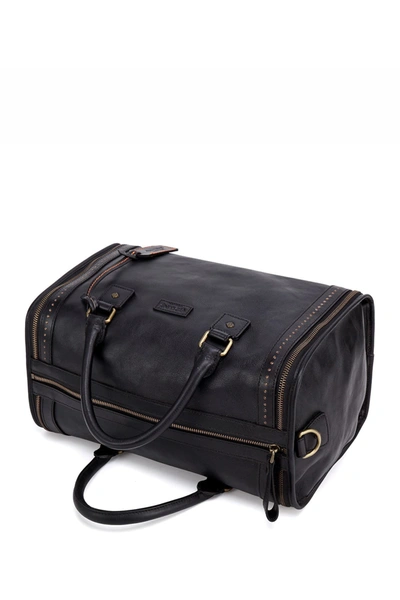 Old Trend Cambria Leather Satchel Bag In Black