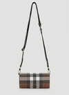 BURBERRY BURBERRY OLLIE CHECK STRAP WALLET