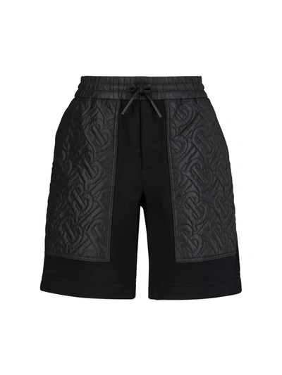 Burberry Kids Shorts For Boys In Black