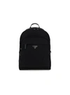 PRADA PRADA MEN'S BLACK OTHER MATERIALS BACKPACK,2VZ048973F0002 UNI