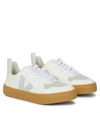 VEJA V-10 FAUX LEATHER SNEAKERS,P00548042