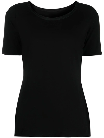 Uma Wang Patch-detail Short-sleeved T-shirt In Black