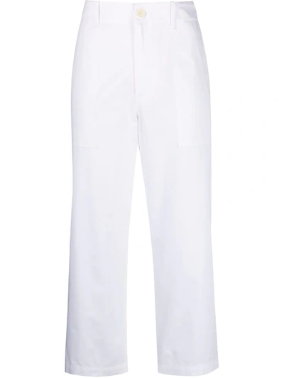 Jejia High Rise Cropped Jeans In White