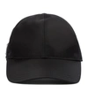 Prada Re-nylon Baseball Cap In Black Nylon In Black