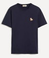 Maison Kitsuné Chillax Fox Patch Classic T-shirt In Navy