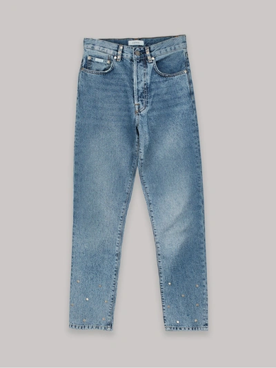 Amendi Molle Classic Jeans In Mid Blue