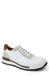 Bruno Magli Men's Davio Jogger Sneakers Men's Shoes In White Leather