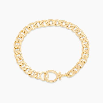 Wilder Chain Bracelet In Gold Plated Brass, Women's