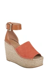 Marc Fisher Ltd Adalyn Espadrille Wedge Sandal In Mango Suede