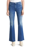 MOTHER THE WEEKEND FRAY HEM BOOTCUT JEANS,1535-360