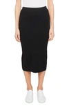 Theory High-waisted Pencil Skirt In Black