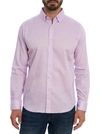 Robert Graham Charlie Tailored Fit Check Button-up Sport Shirt In Pink