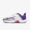 Nike Court Air Zoom Gp Turbo Women's Hard Court Tennis Shoes In White,bright Mango,purple Pulse,wild Berry