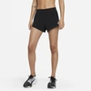 Nike Black Aeroswift Running Shorts In Black