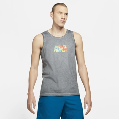 Nike Menâs Tank In Smoke Grey