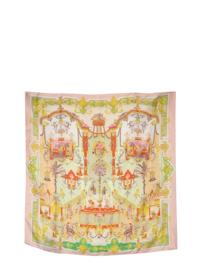 Etro Printed Scarf In Multicolour