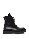 GIVENCHY COMBAT ANKLE BOOTS IN NEOPRENE AND SATIN,BH700GH0S5001