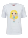 CHIARA FERRAGNI MASCOTTE EYELIKE T-SHIRT,21PECFT121 WHITE