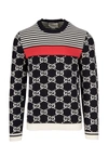 GUCCI GG STRIPE SWEATER,11733956