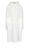Jil Sander Logo-print Technical Raincoat In White