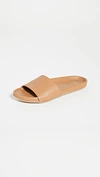 Beek Gallito Leather Slide Sandal In Yellow