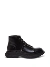 ALEXANDER MCQUEEN TREAD BOOTS IN BLACK LEATHER