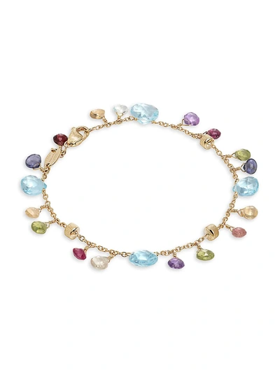 MARCO BICEGO WOMEN'S PARADISE 18K YELLOW GOLD & MULTI-STONE CHARM BRACELET,400013613698