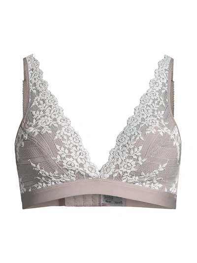 Wacoal Embrace Lace Soft-cup Bra In Satellite Grey