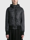 Canada Goose Dore Hooded Puffer Jacket In Black
