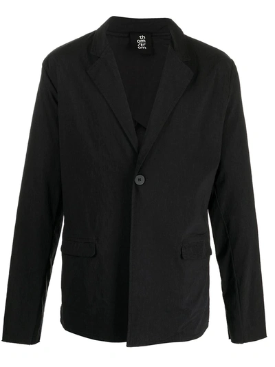 Thom Krom Black Linen Blend Single-breasted Jacket