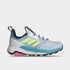 Adidas Originals Adidas Women's Terrex Trailmaker Hiking Shoes In Halo Blue/yellow/crystal White