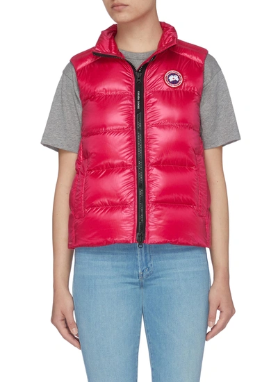 Canada Goose Cypress' Down Vest In Red