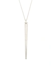 Parts Of Four Large Spike Sterling Silver Necklace In Silver