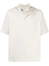 ALCHEMY COWL-NECK COTTON T-SHIRT