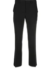 Seventy Cropped Tailored Trousers In Black