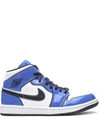 JORDAN AIR JORDAN 1 MID SE "SIGNAL BLUE" SNEAKERS