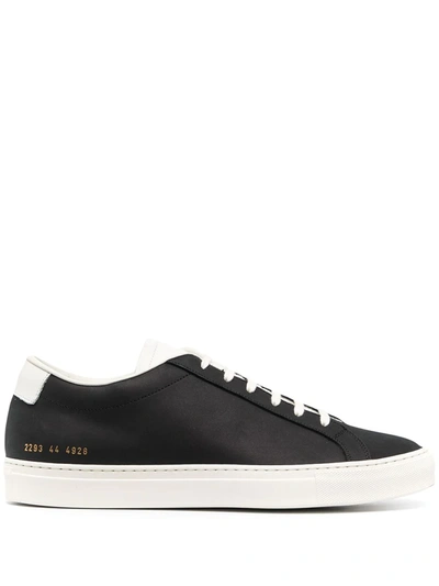 Common Projects Low-top Sneakers In Black