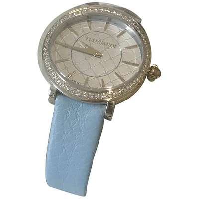 Pre-owned Trussardi Watch In Blue