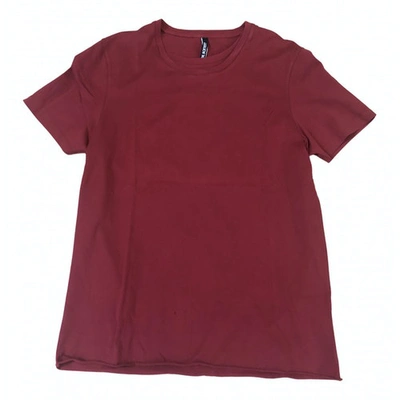 Pre-owned Neil Barrett Red Cotton T-shirt
