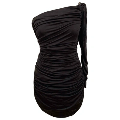 Pre-owned Silvian Heach Mini Dress In Black