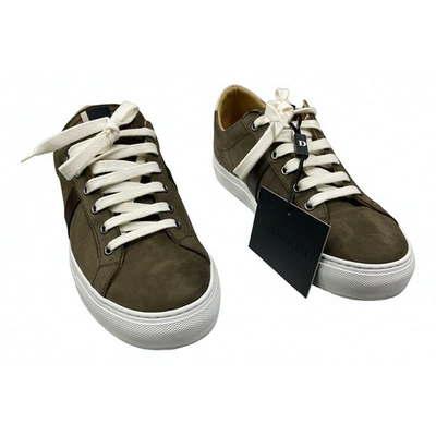 Pre-owned Low Brand Leather Low Trainers In Brown