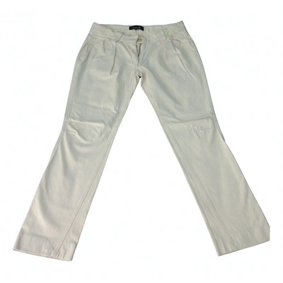 Pre-owned Isabel Marant Carot Pants In White