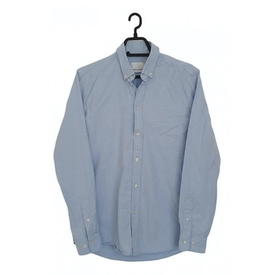 Pre-owned Samsoe & Samsoe Shirt In Blue