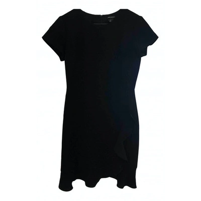 Pre-owned Club Monaco Mini Dress In Black