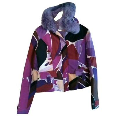 Pre-owned Emilio Pucci Jacket In Purple
