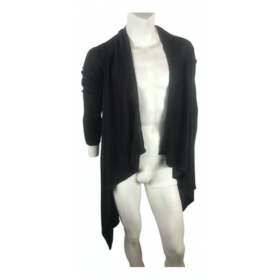 Pre-owned Rick Owens Wool Vest In Black